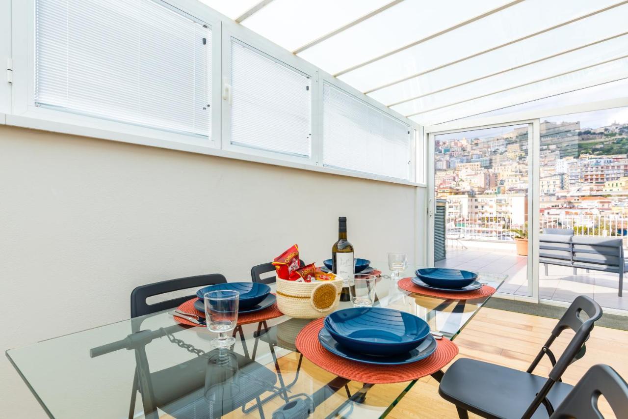 Seaview Terrace 360°& Elegant Loft Apartment Napoli Ngoại thất bức ảnh