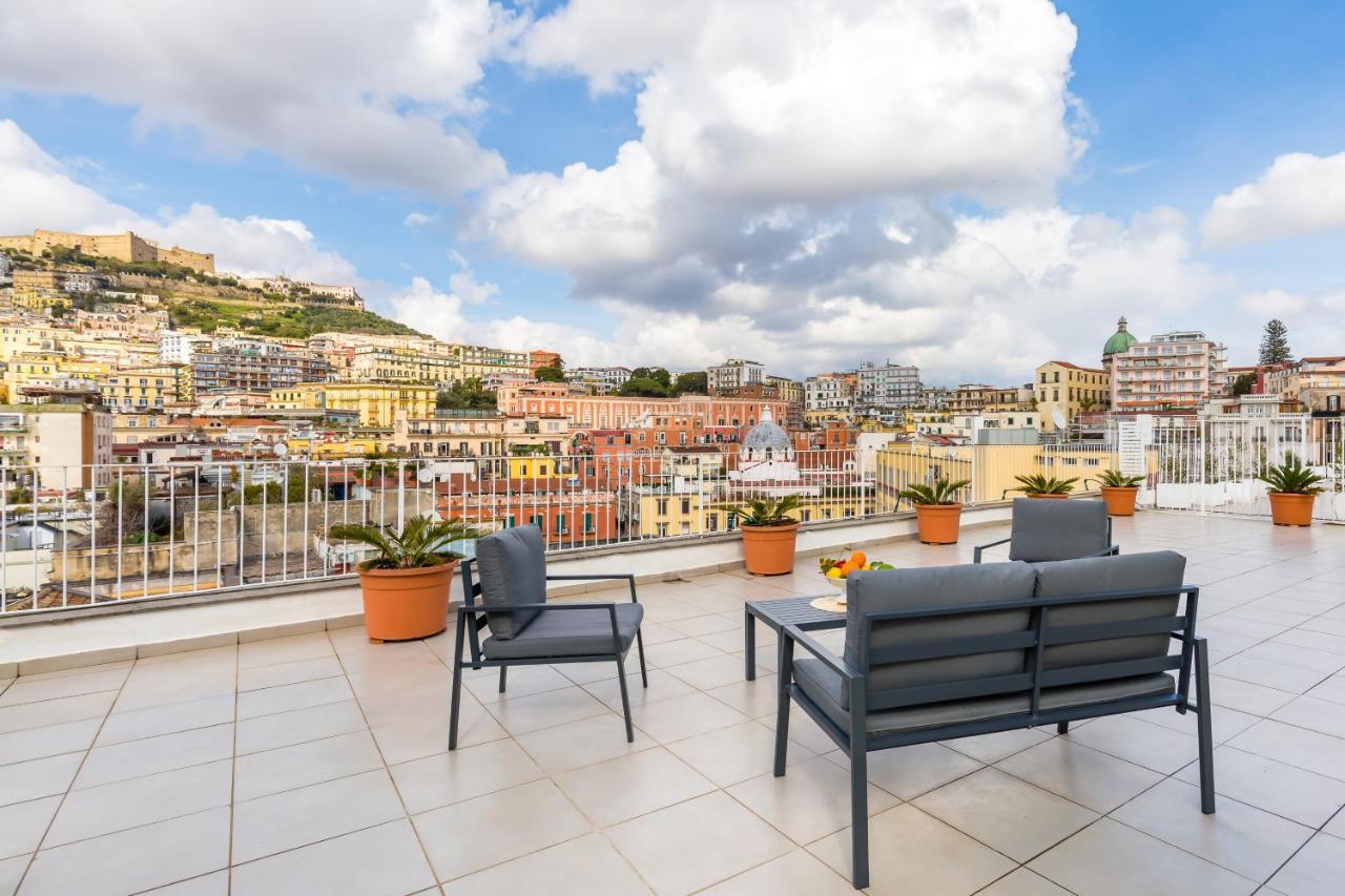Seaview Terrace 360°& Elegant Loft Apartment Napoli Ngoại thất bức ảnh