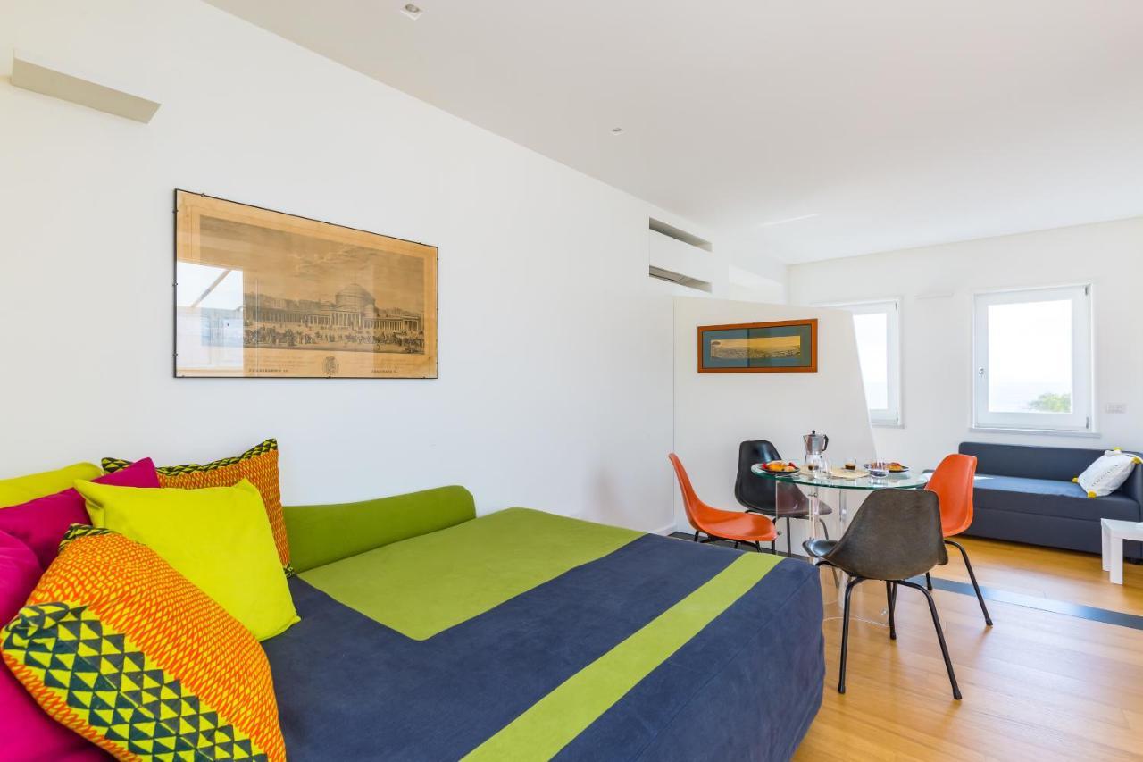 Seaview Terrace 360°& Elegant Loft Apartment Napoli Ngoại thất bức ảnh